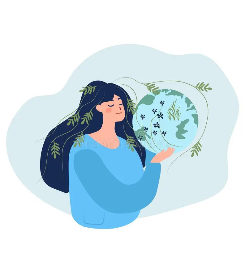 woman hands cradling globe embodying essence environmental stewardship concept signifying challenges importance 277661856